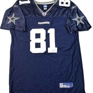 Terrell Owens Dallas Cowboys Reebok Stitched NFL Jersey Mens 54 Blue‎ Sewn #81